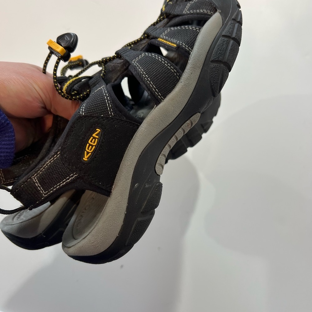 Keen Black and Yellow Outdoor Sandals - Picture 9 of 11